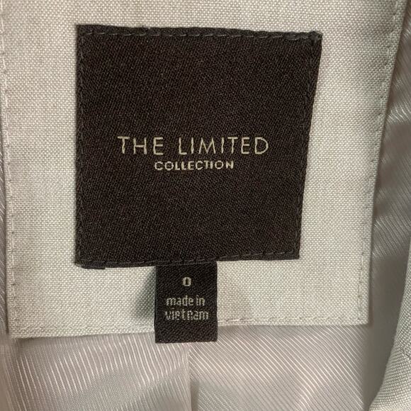 The Limited Collection Size 0 Women's Two Button Blazer Jacket Beige Career Work - Picture 9 of 9